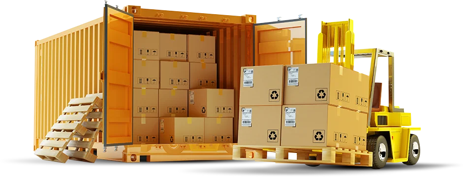 Mercancía proveniente de transporte aéreo internacional cogiendo camino  con transporte urgente de Zenep Express hacia las tiendas 